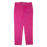7 FOR ALL MANKIND Womens Jeans Pink Regular Skinny W32 L28