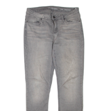 CALVIN KLEIN JEANS Womens Jeans Grey Regular Skinny Stone Wash W32 L32