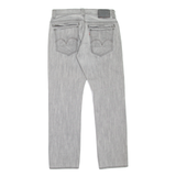 LEVI'S 511 Jeans Mens Grey Slim Straight Stone Wash W32 L30