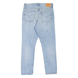 LEVI'S 501S Jeans Distressed Womens Blue Skinny Straight Stone Wash W30 L28