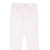 LEVI'S 501S Jeans Womens Pink Skinny Straight W28 L25