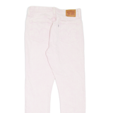LEVI'S 501S Jeans Womens Pink Skinny Straight W28 L25