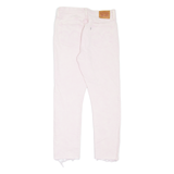 LEVI'S 501S Jeans Womens Pink Skinny Straight W28 L25