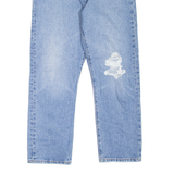 LEVI'S 501 BIG E Jeans Distressed Womens Blue Regular Straight W27 L26