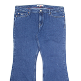 TOMMY HILFIGER Womens Jeans Blue Regular Wide-Leg W38 L30