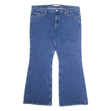 TOMMY HILFIGER Womens Jeans Blue Regular Wide-Leg W38 L30