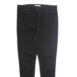 LEVI'S Womens Jeans Black Regular Tapered W31 L30