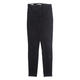 LEVI'S Womens Jeans Black Regular Tapered W29 L32