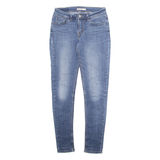 LEVI'S Womens Jeans Blue Regular Tapered Stone Wash W26 L29