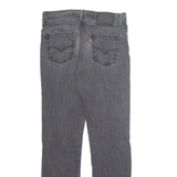 LEVI'S Womens Jeans Grey Regular Tapered W30 L31