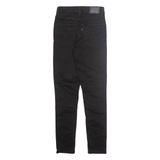 LEVI'S Womens Jeans Black Regular Skinny W26 L28