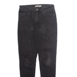 LEVI'S Womens Jeans Black Regular Skinny W29 L31