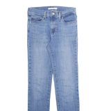 LEVI'S Womens Jeans Blue Slim Skinny Stone Wash W26 L32