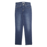 LEVI'S Womens Jeans Blue Regular Skinny Stone Wash W26 L28