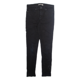 LEVI'S Womens Jeans Black Regular Skinny W26 L27