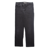 LEVI'S Womens Jeans Grey Regular Straight W29 L27