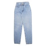 LEVI'S Womens Jeans Blue Regular Tapered W24 L29