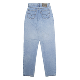 LEVI'S Womens Jeans Blue Regular Tapered W24 L29