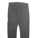 LEVI'S Mens Jeans Grey Regular Straight W32 L32