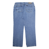 LEE Womens Jeans Blue Regular Straight W34 L34