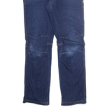 Mens Jeans Blue Regular Tapered W32 L30