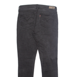 LEVI'S Womens Jeans Grey Regular Skinny W29 L29