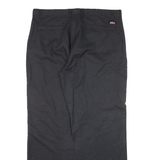 DICKIES Workwear Mens Trousers Black Relaxed Straight W38 L32