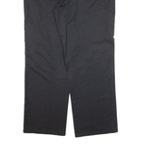 DICKIES Workwear Mens Trousers Black Relaxed Straight W38 L32