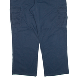 DICKIES Cargo Workwear Mens Trousers Blue Relaxed Straight W40 L30