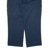 DICKIES Cargo Workwear Mens Trousers Blue Relaxed Straight W40 L30