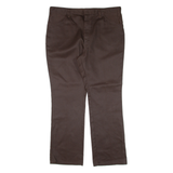 DICKIES Workwear Mens Trousers Brown Regular Straight W38 L30