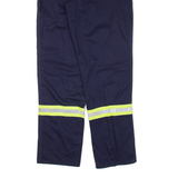 CARHARTT Workwear Mens Trousers Blue Regular Straight W32 L34