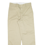 DICKIES Workwear Mens Trousers Beige Regular Straight W32 L30