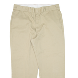 DICKIES Workwear Mens Trousers Beige Regular Straight W37 L27