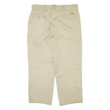 DICKIES 874 Workwear Mens Trousers Beige Regular Straight W34 L25