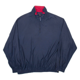 TOMMY HILFIGER Training Mens Sweatshirt Blue 1/4 Zip L