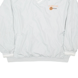 REEBOK Training Columbus East Basketball Mens Sweatshirt Grey V-Neck USA 2XL
