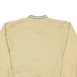 REEBOK Packers Training Mens Sweatshirt Beige 1/4 Zip USA XL