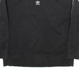 ADIDAS Womens Sweatshirt Black UK 6