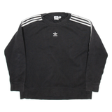 ADIDAS Womens Sweatshirt Black UK 6