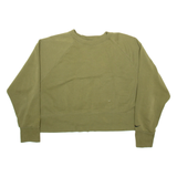 NIKE Cropped Womens Sweatshirt Green L
