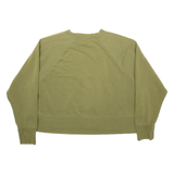 NIKE Cropped Womens Sweatshirt Green L