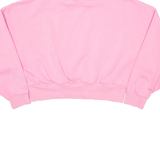 ADIDAS Cropped Womens Sweatshirt Pink UK 8