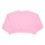 ADIDAS Cropped Womens Sweatshirt Pink UK 8