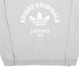 ADIDAS Womens Sweatshirt Grey UK 10