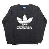 ADIDAS Womens Sweatshirt Black XS