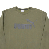 PUMA Mens Sweatshirt Green XL