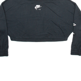 NIKE Cropped Womens Sweatshirt Black L