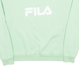FILA Womens Sweatshirt Green XS