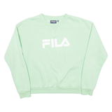 FILA Womens Sweatshirt Green XS